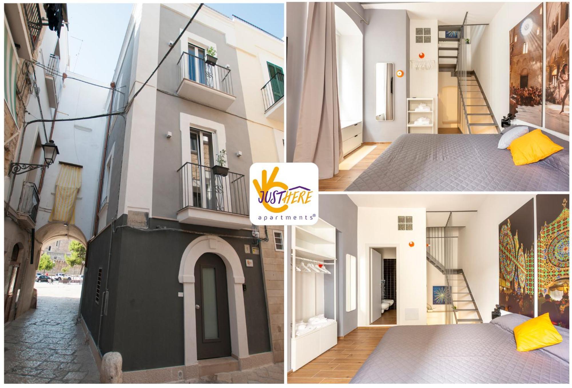 Just Here Apartments - Lascia Fare A Dio Bari Luaran gambar